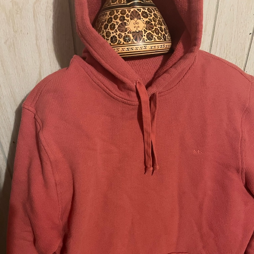 Salmon, knitted MK Michael Kors mens hoodie! ;)